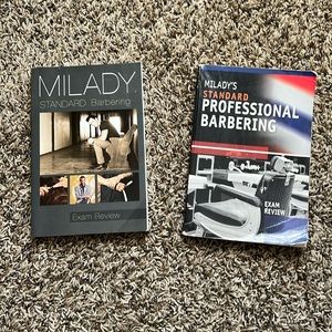 Barbering exam review books
